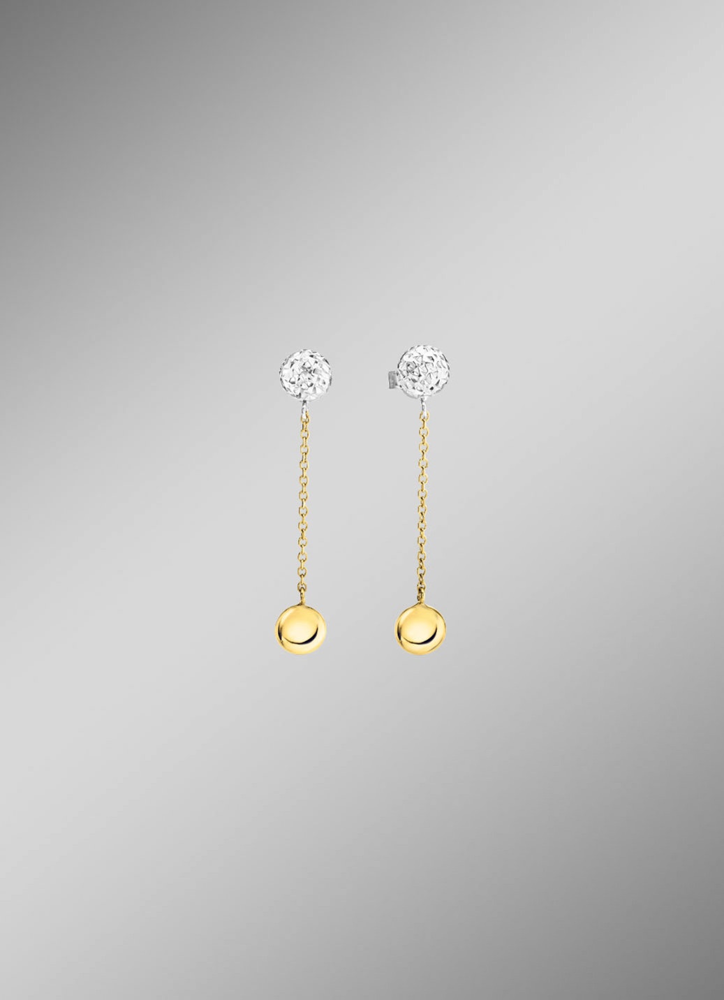 Wunderschöne Ohrstecker in Bicolor