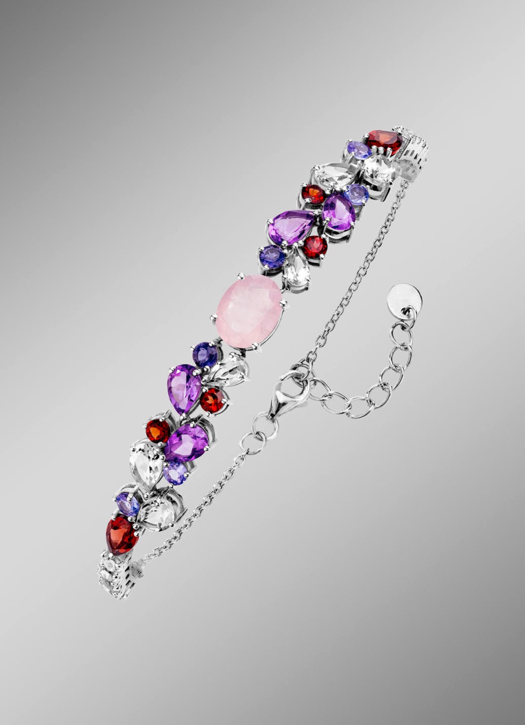 Zauberhaftes Armband mit echten Edelsteinen