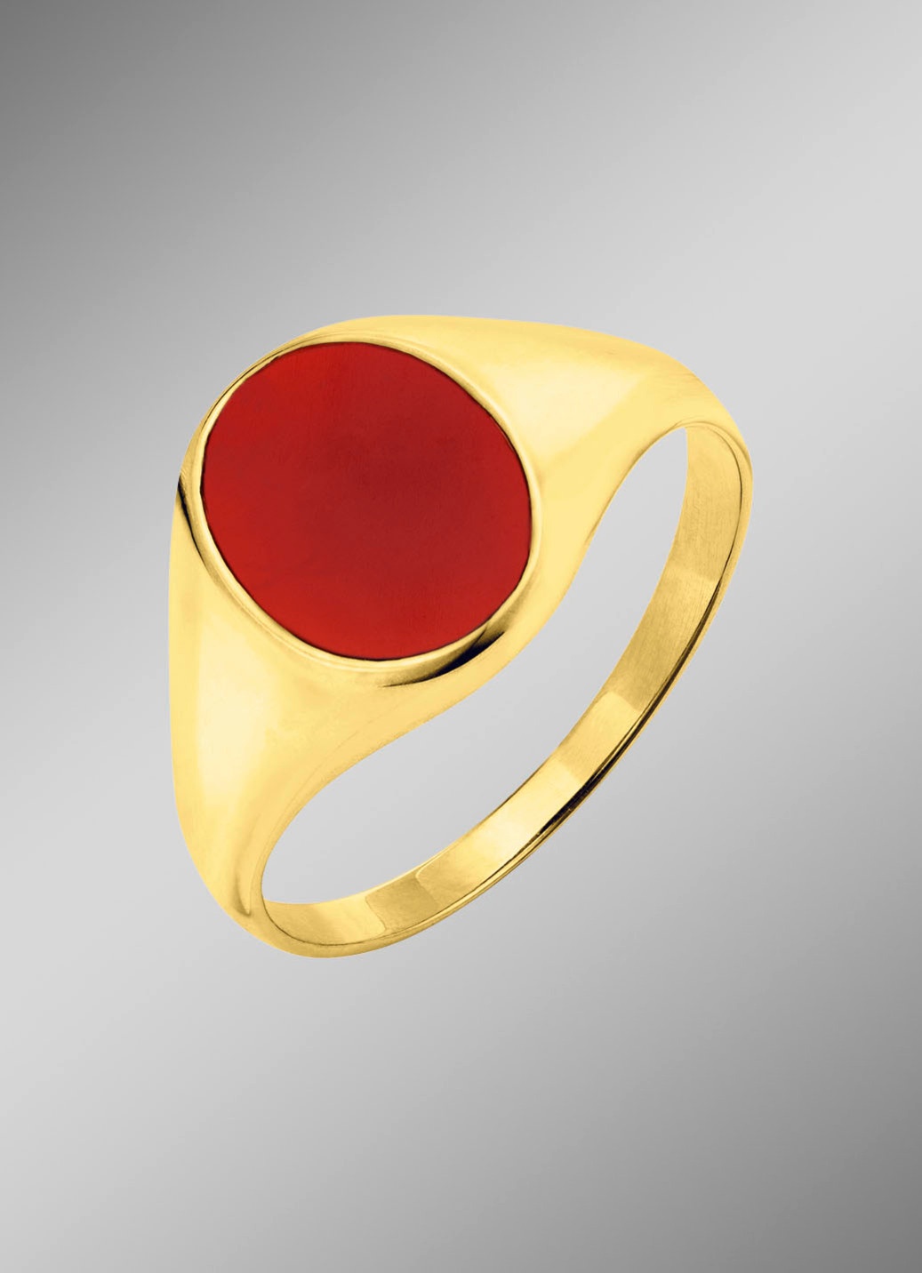 Herrenring mit echt Karneol