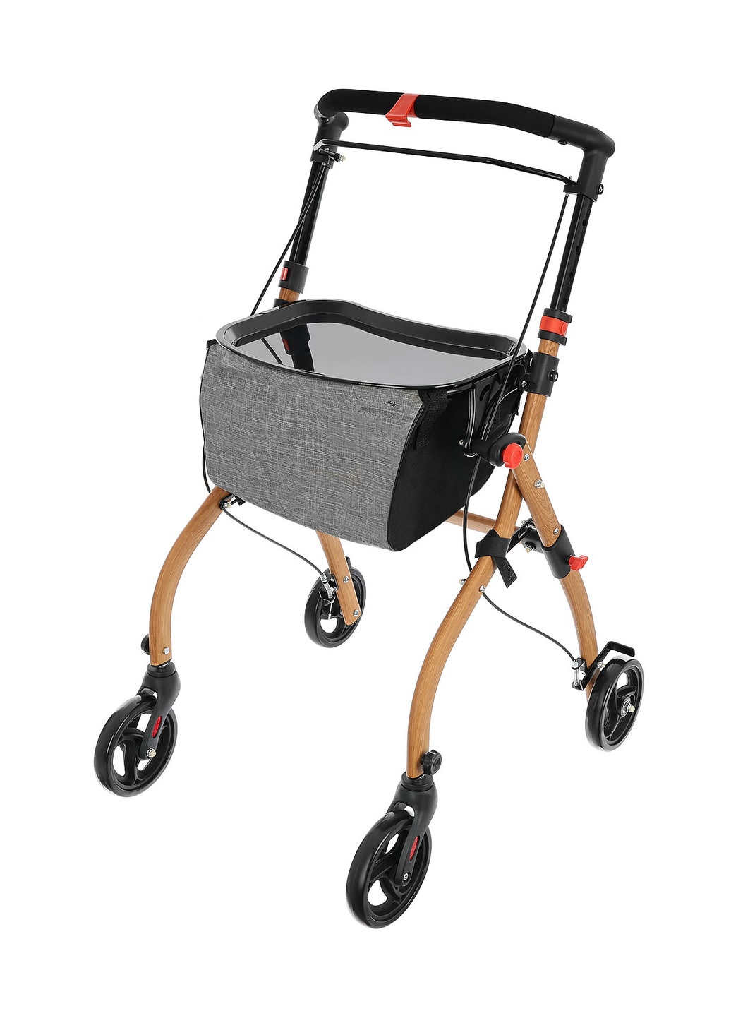 Indoor Rollator – in edler Vollholzoptik