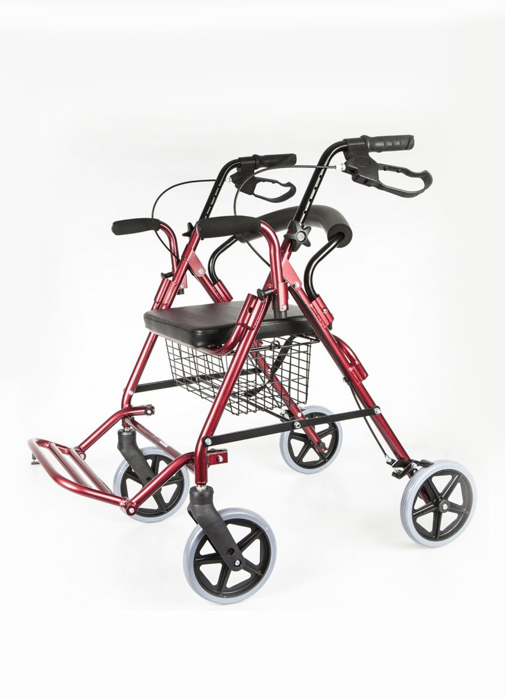 Rollator inkl. Fußstützen