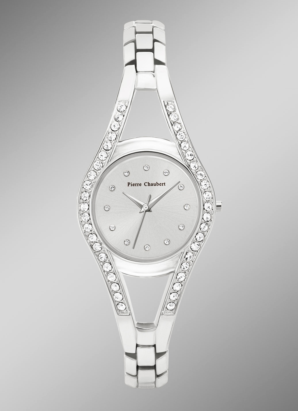 Zeitlose Quartz-Damenuhr mit Metallbandgehäuse