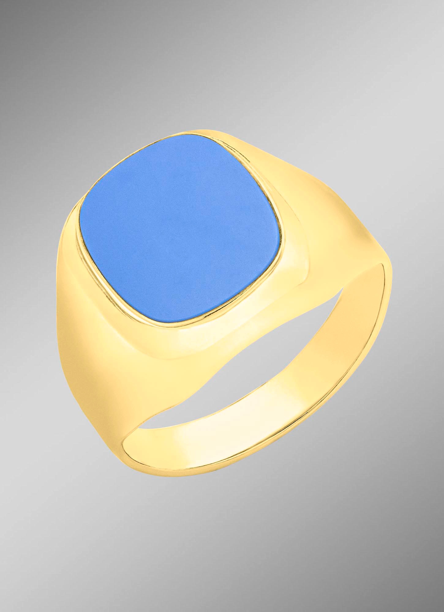 Herrenring mit blauem Lagenstein