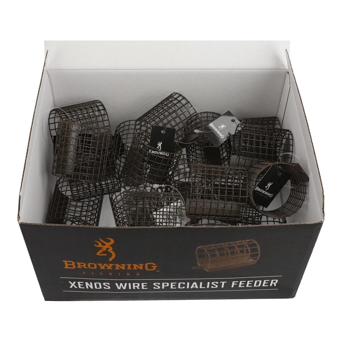 20x Browning Futterkorb Xenos Wire Specialist Feeder Futterkorb Feederfischen Grundangeln Bulk XXL Packung