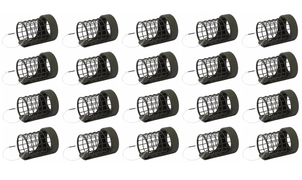 20x Daiwa N’Zon Cage Feeder Bulk XXL Packungen 30g – 80g Futterkörbe