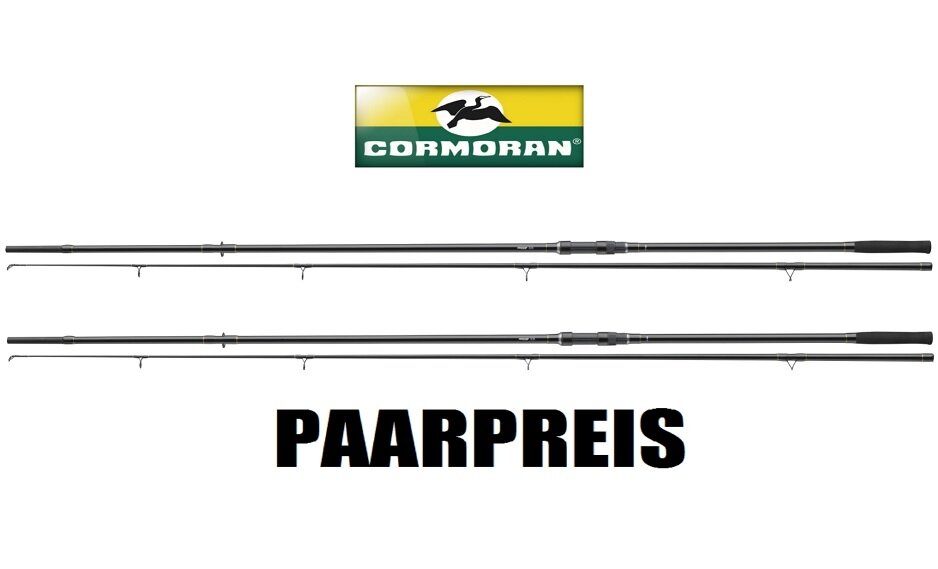 2x Cormoran Pro Carp-XR Karpfenrute 3,60m 3,50lb PAARPREIS SET COMBO