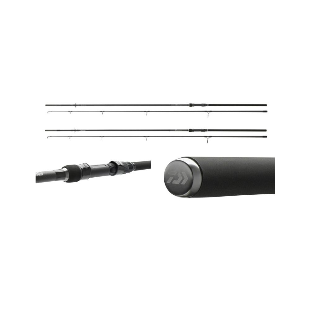 2x Daiwa D-Carp 12ft 3,60m 3,00lbs Karpfenrute Paarpreis Karpfenset Set