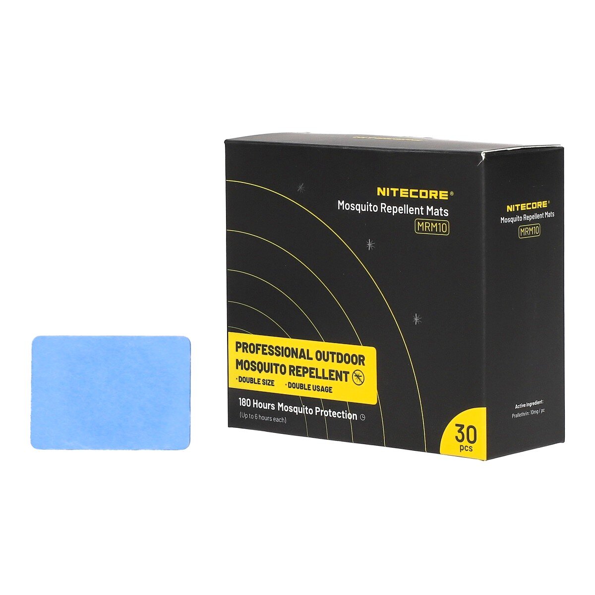 30 Stück Nitecore Wirkstoffplättchen MRM10 für ca. 180 Stunden Nachfüllpack passen auch für Thermacell
