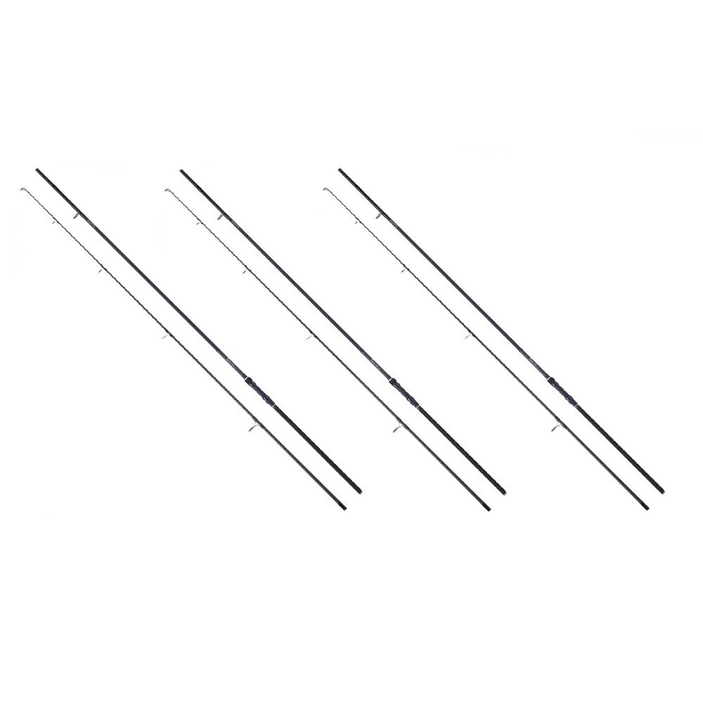 3x Daiwa D-Carp Karpfenrute Set 12ft 3,60m 3,00lb Dreierpack Carp Rod