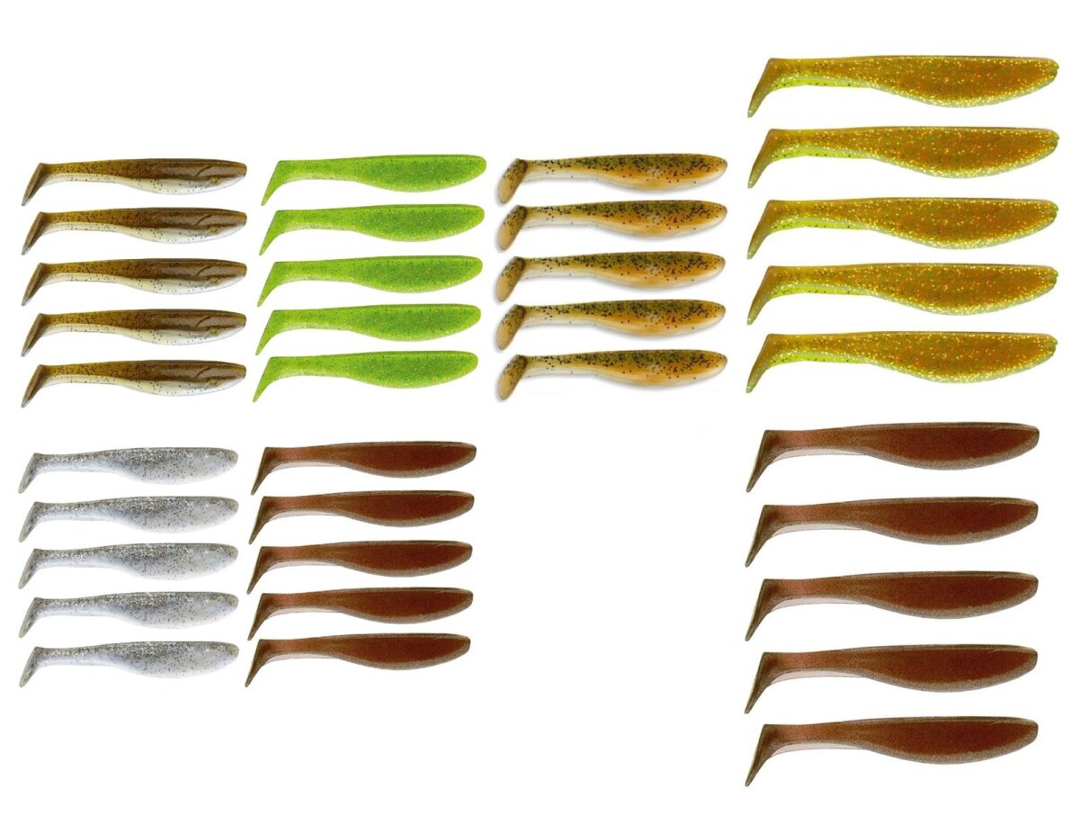 7 Packungen Cormoran K-Don S9 Gummifische 5-8cm 35 Stk. Gummiköder