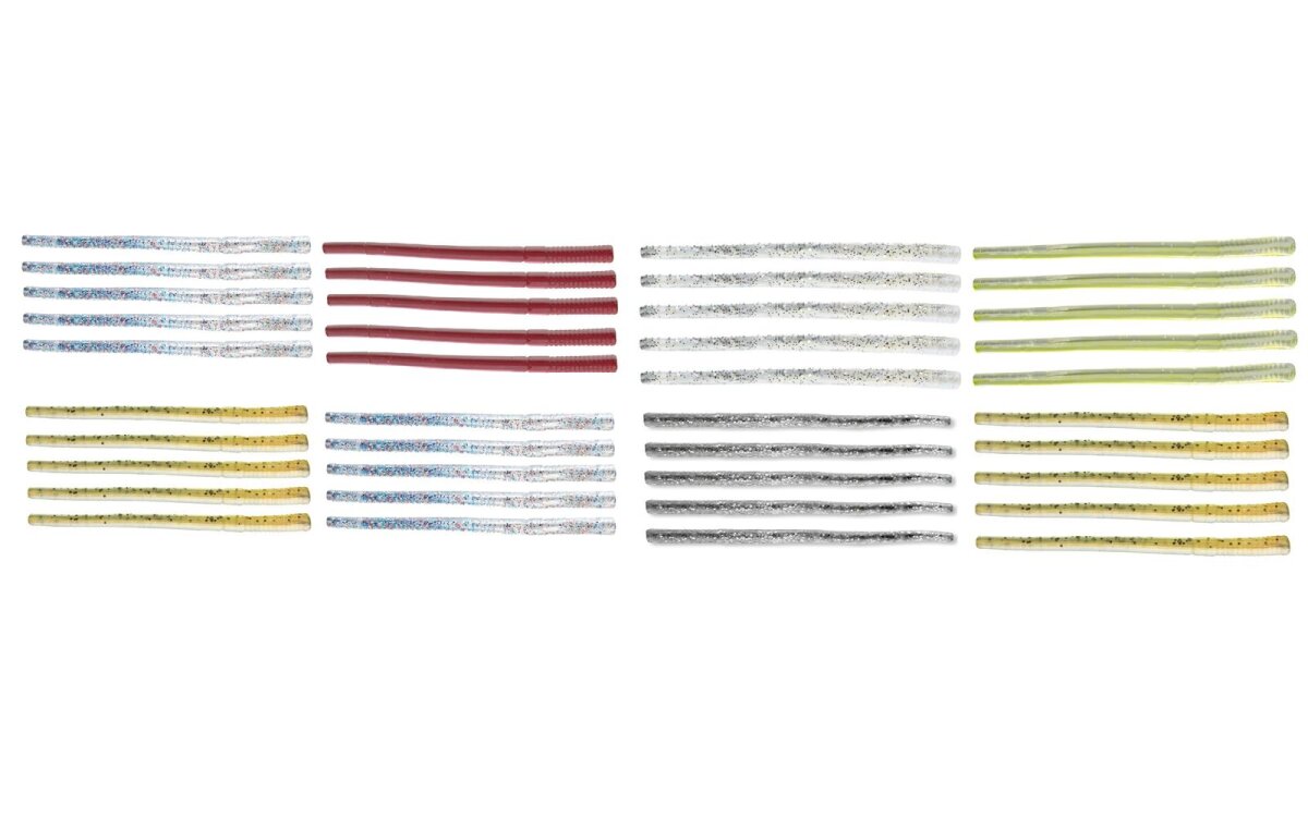 8 Packungen Cormoran K-Don S7 Gummiwürmer 10cm Gummifische 40 Stk.