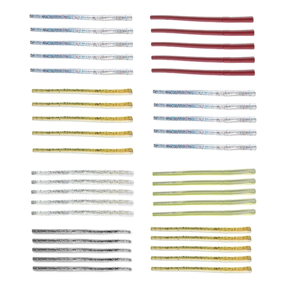 8 Packungen Cormoran K-Don S7 Gummiwürmer 12,5cm Gummifische 40 Stk.