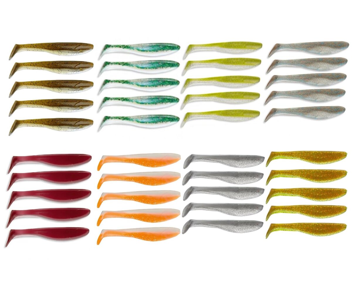 8 Packungen Cormoran K-Don S9 Gummifische 5cm 40 Stk. Gummiköder Barschköder