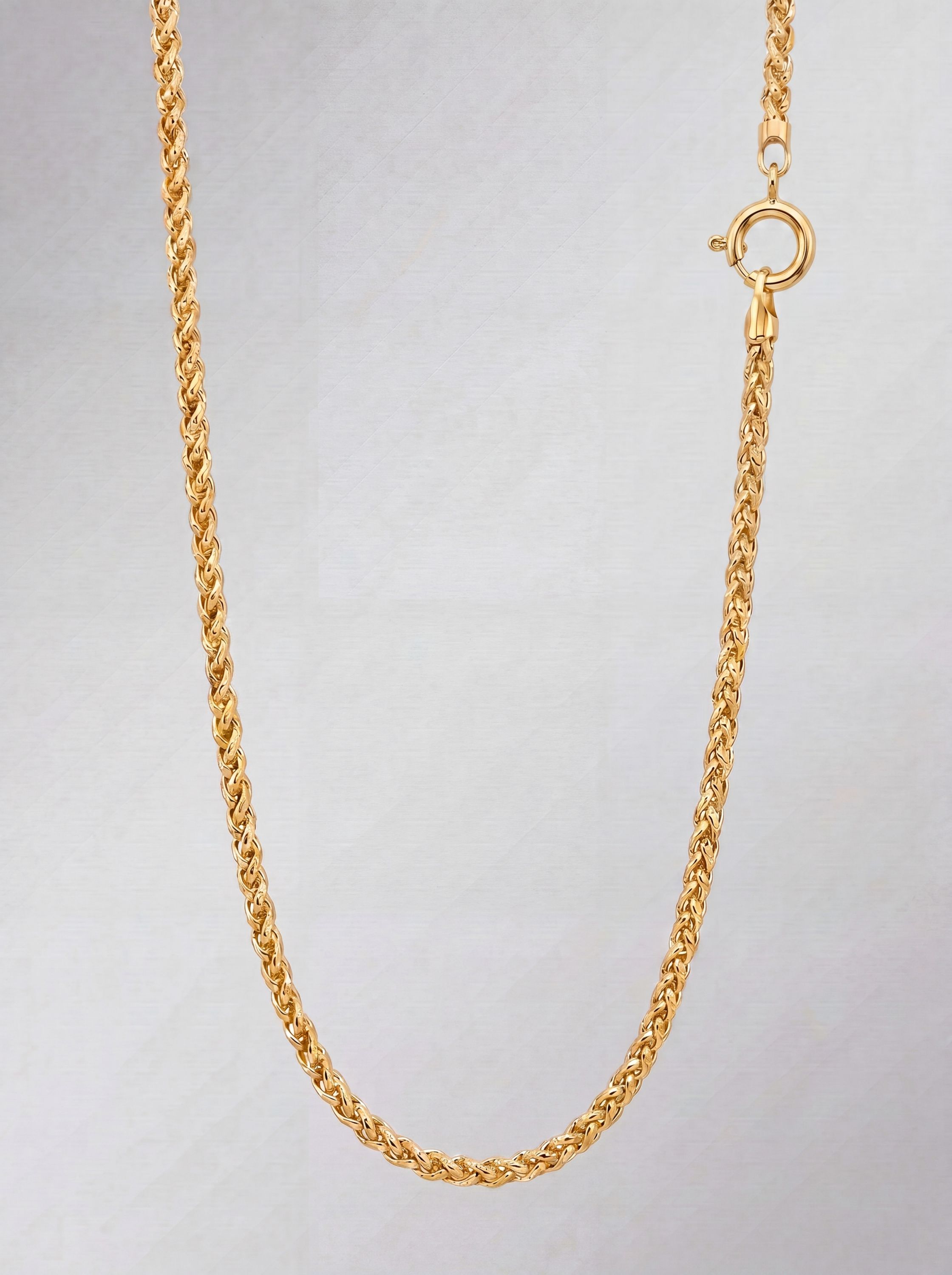 Zopfkette aus Gold