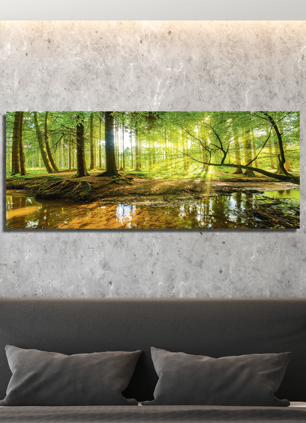 Hochwertiges Leinwandbild auf Holzrahmen
