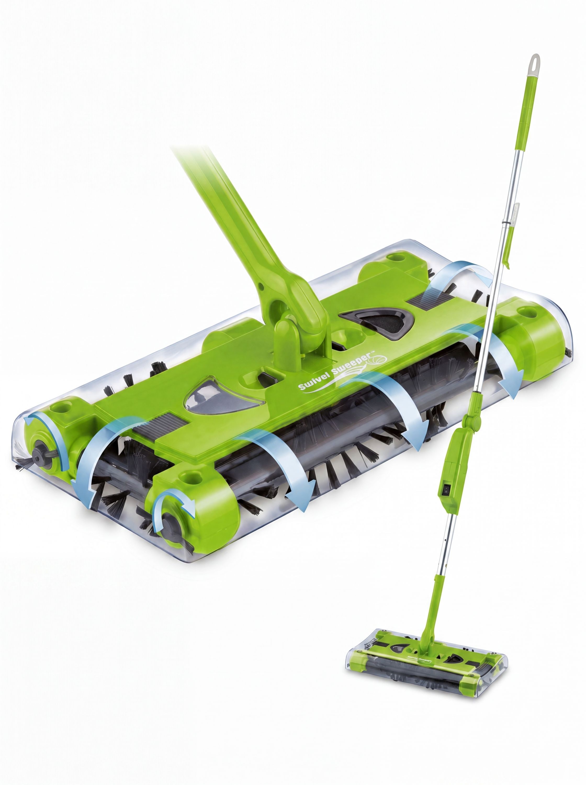 Swivel Sweeper Akku-Besen mit Lithium-Ionen-Akku