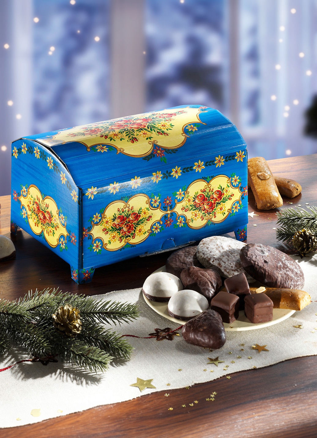 Geschenk-Truhe Lebkuchenspezialitäten