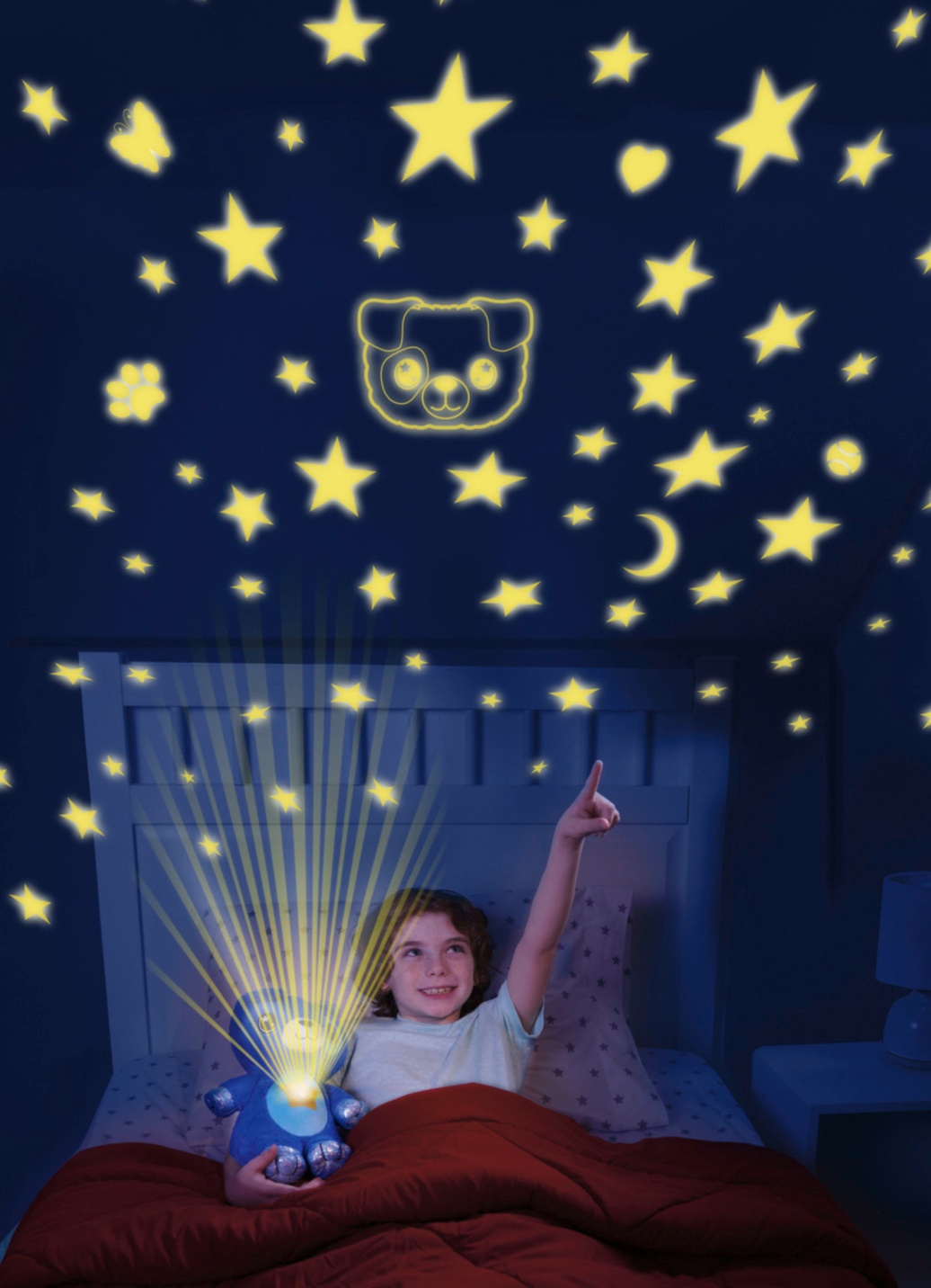 Star Belly Kuscheltier/Nachtlicht
