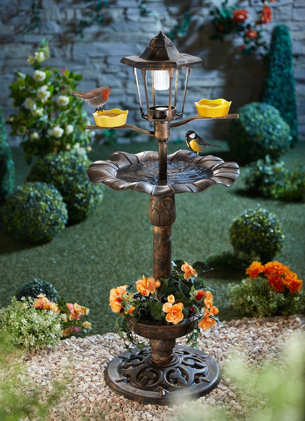 Solar-Vogelbad