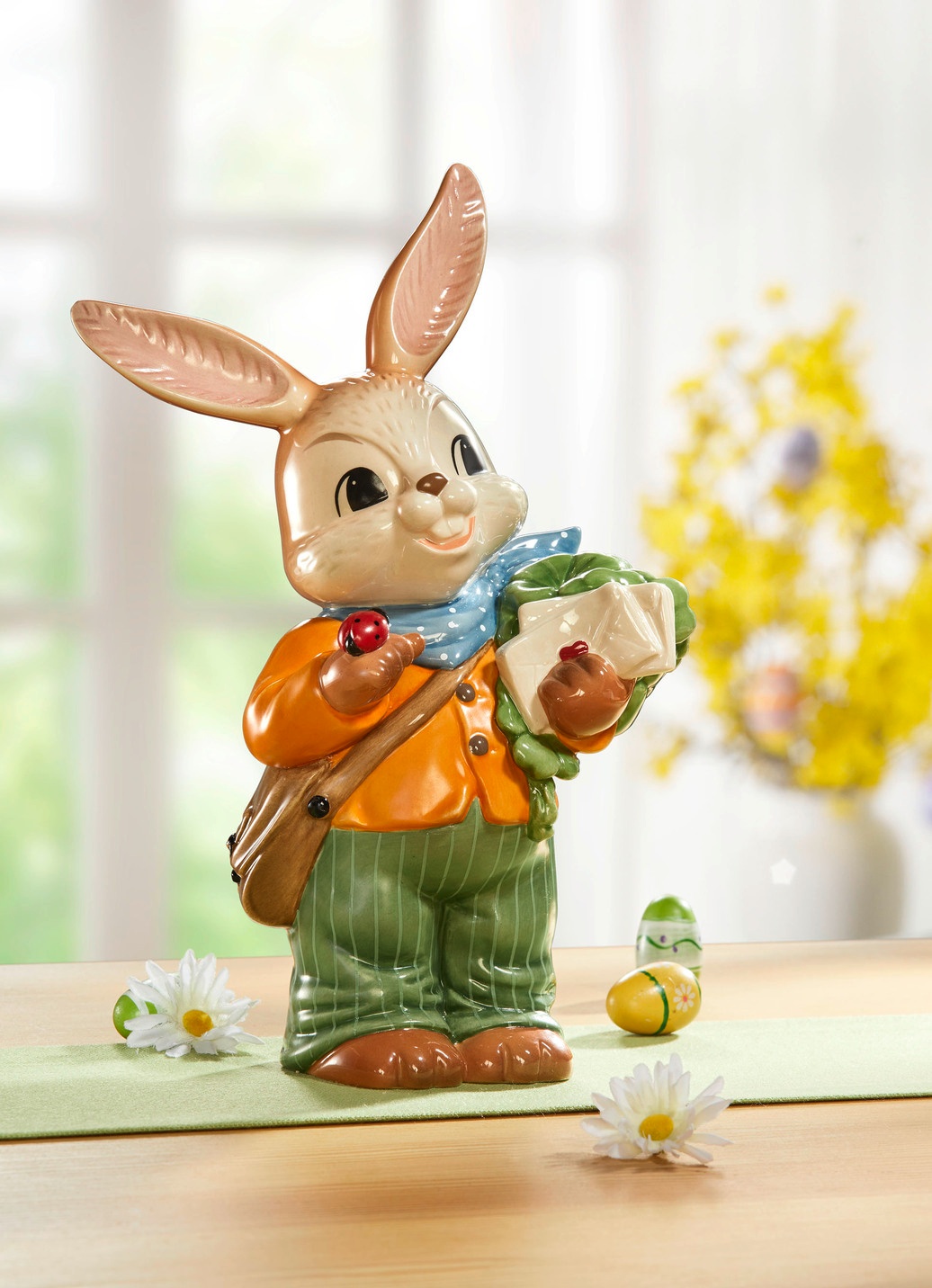 Hase  aus hochwertigem Feinsteingut