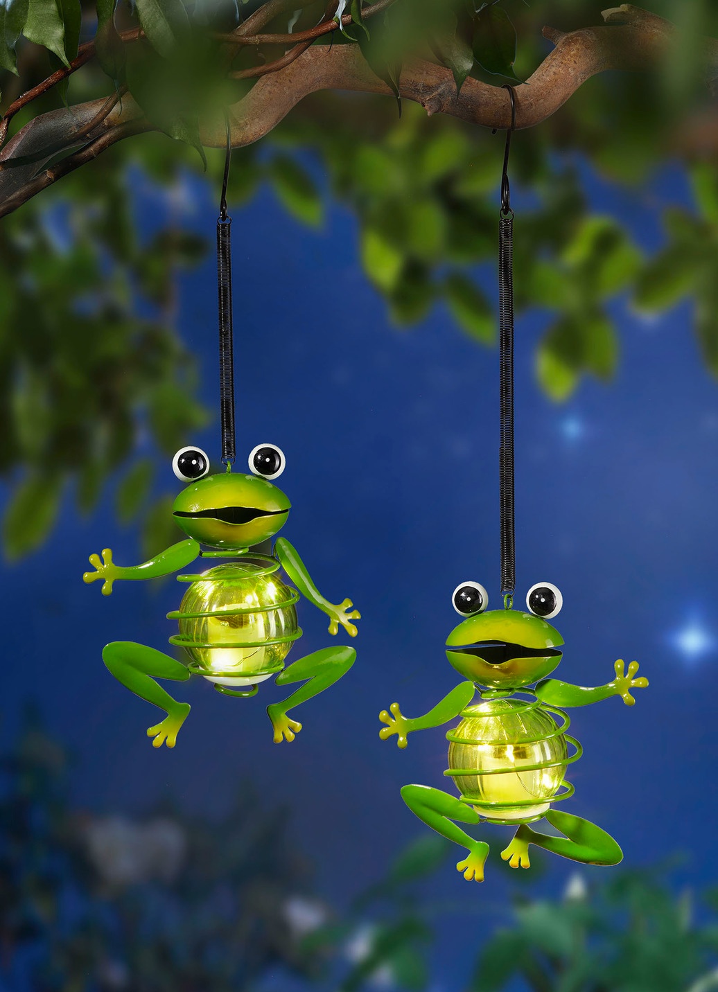 Solarhänger Frosch, 2er-Set
