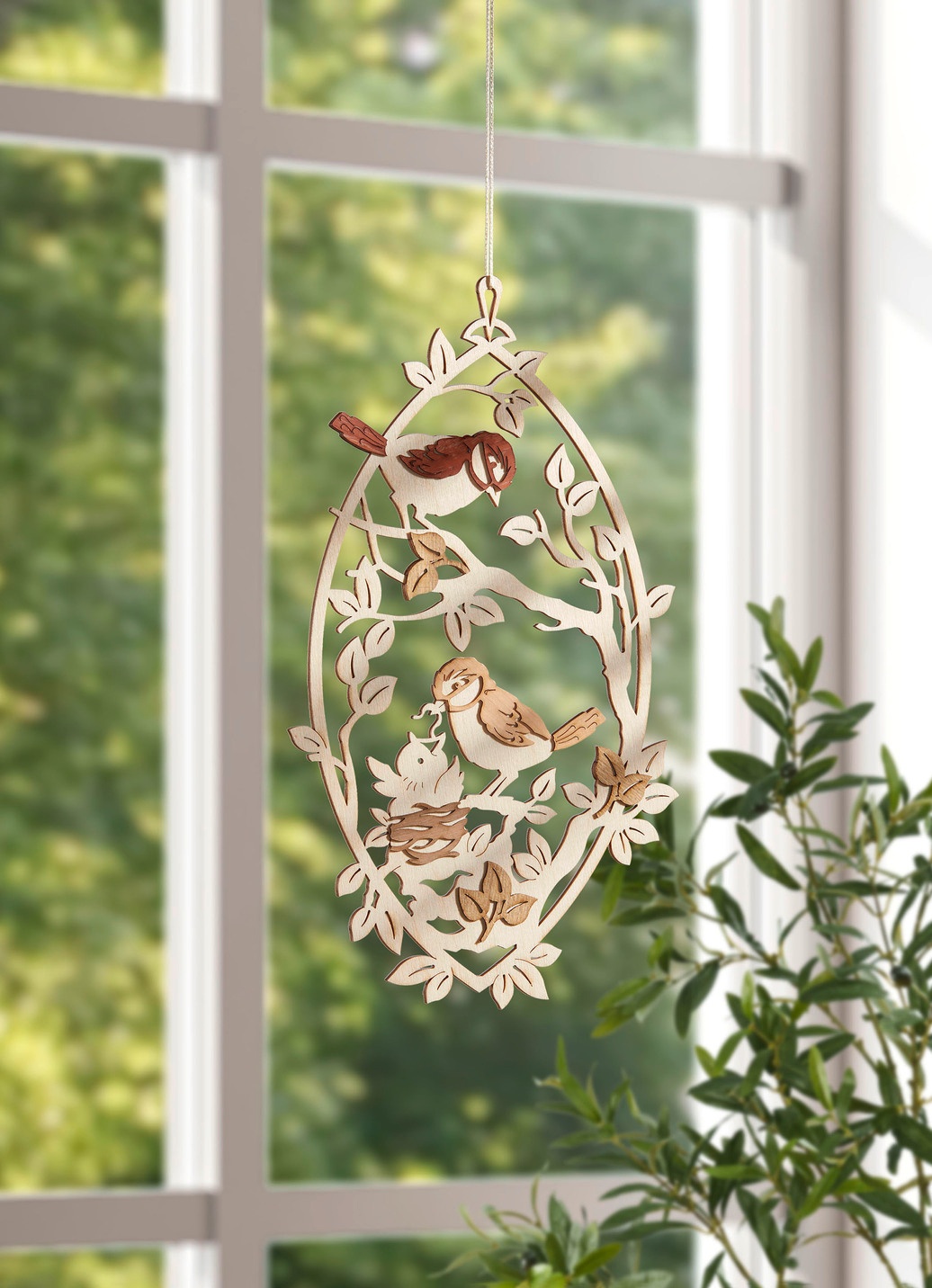 Holz-Fensterbild