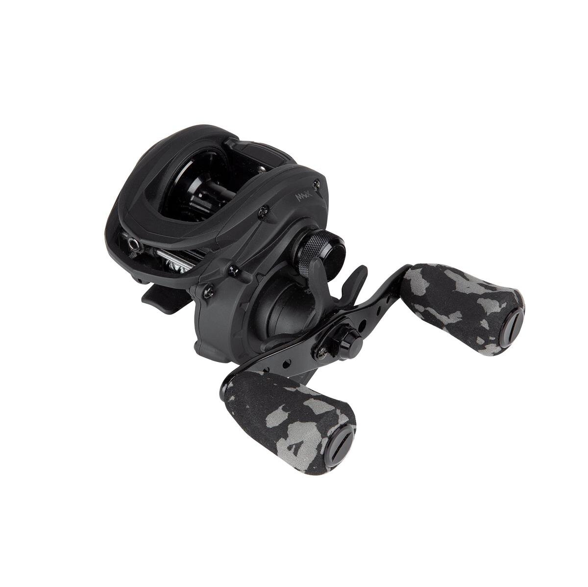 Abu Garcia Max 4X-L Black Ops Baitcastrolle Linkshand Baitcaster Rolle