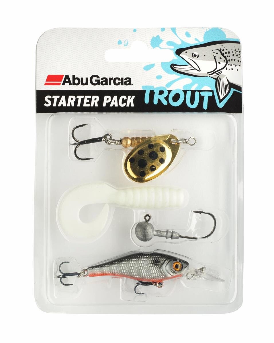 Abu Garcia Starter Pack Trout Kunstköder-Set zum Forellenangeln Spinner Wobbler