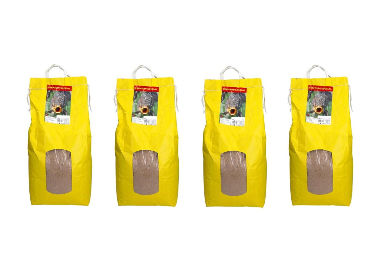 A&M Angelsport Grundfutter 10kg Vanille Fließwasser Feeder Brasse Karpfen Feederfutter