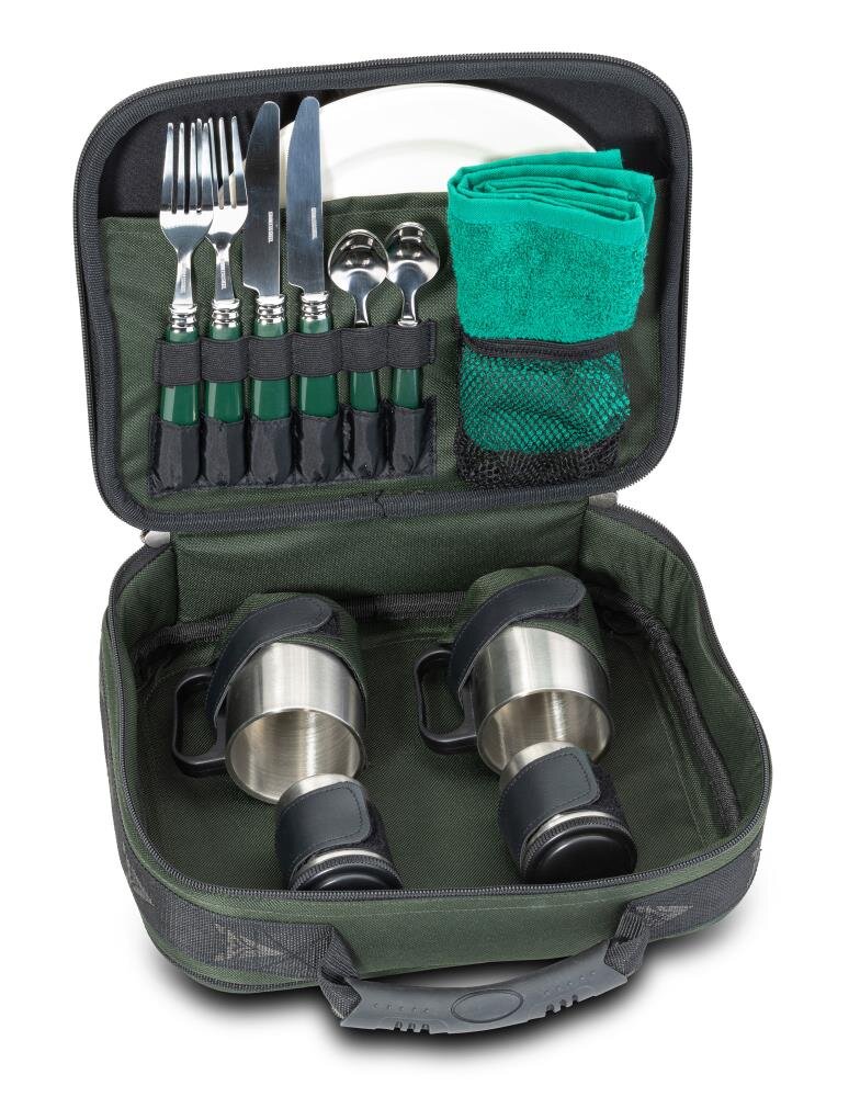 Anaconda Tableware Bag I Picknick-Tasche Campingbesteck