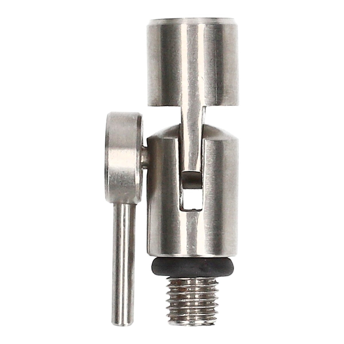 Angelspezi Inox Edelstahl Adapter Knickgelenk Winkeladapter für Banksticks oder Schirmzelt