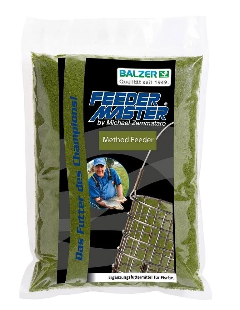 Balzer Feedermaster Futter 1kg Method Feeder Muschel-Fisch