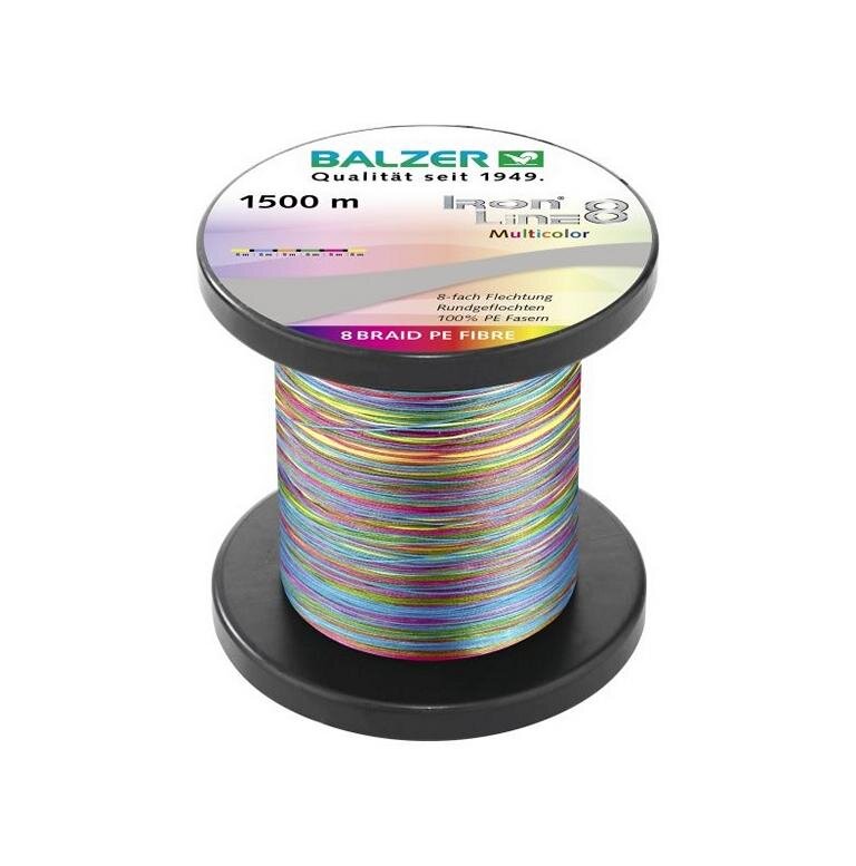 Balzer Iron Line 8 Multicolor 1500m 0,10mm