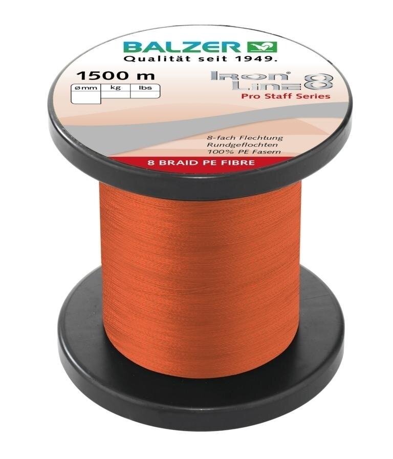 Balzer Ironline Pro Staff 8-fach rot 1500m 0,18mm