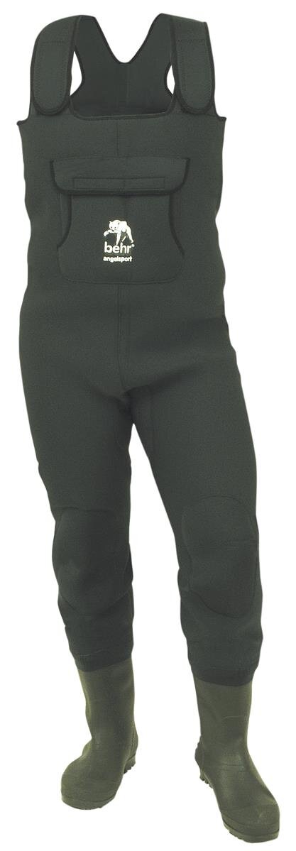 Behr Neopren-Wathose High Back Materialstärke 4mm mit Profilsohle Schuhgröße 40/41