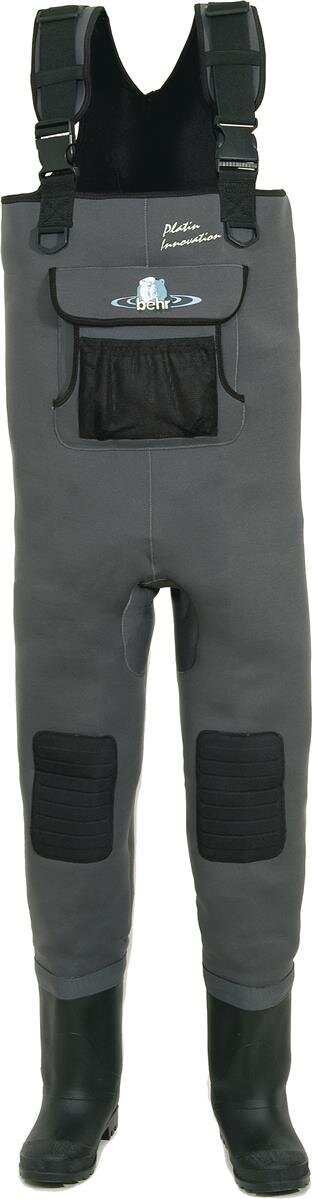 Behr Neopren-Wathose Platin Innovation mit Filzsohle Schuhgröße 40/41
