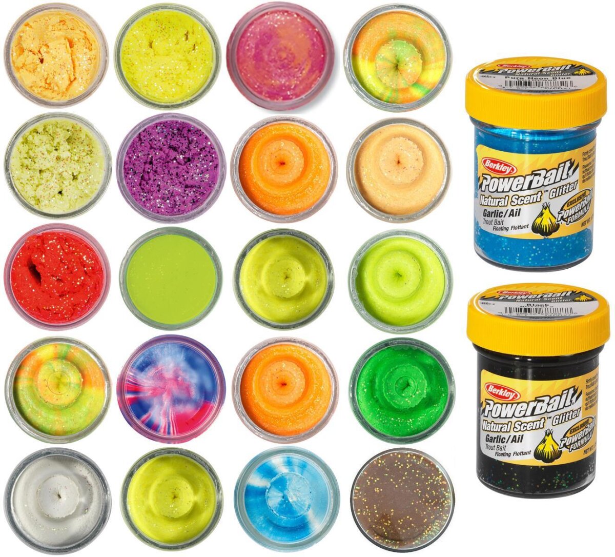 Berkley PowerBait® EU Natural Glitter 50g Trout Bait Forellenteig