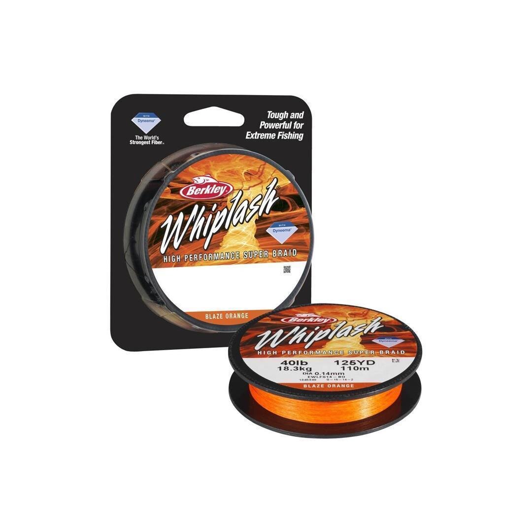 Berkley Whiplash 0,16mm 20,8kg 2000m Orange geflochtene Schnur