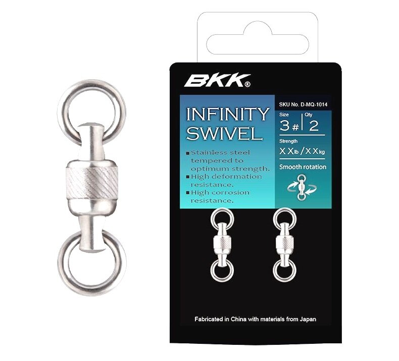 BKK Infinity Swivels 2 Stück Wirbel Salzwasserfest