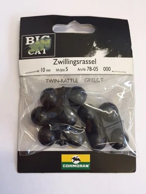 Cormoran Big Cat Waller Rasseln Zwilling 10mm 5Stück