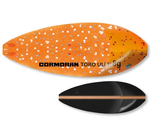Cormoran Innerline Trout Spoon Toro ULi 1 – 4.0 orange / black Forellenblinker