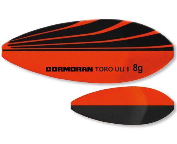 Cormoran Innerline Trout Spoon Toro ULi 1 – 4.0 red / black Forellenblinker