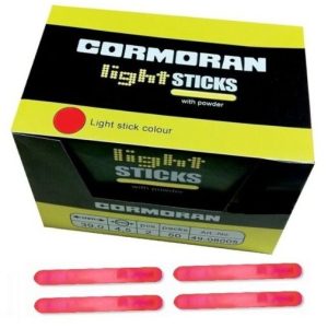 Cormoran Knicklicht 4.5x37mm rot 100 Stück Pulver Knicklichter Cormoran Knicklicht 4.5x37mm rot 100 Stück Pulver Knicklichter