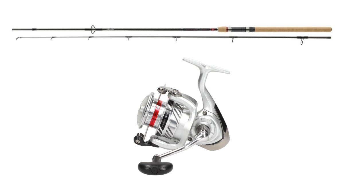 Angelset Spinncombo Daiwa Ninja Spin 2,40m / 30-70g mit Crossfire LT 4000-C Angelrolle