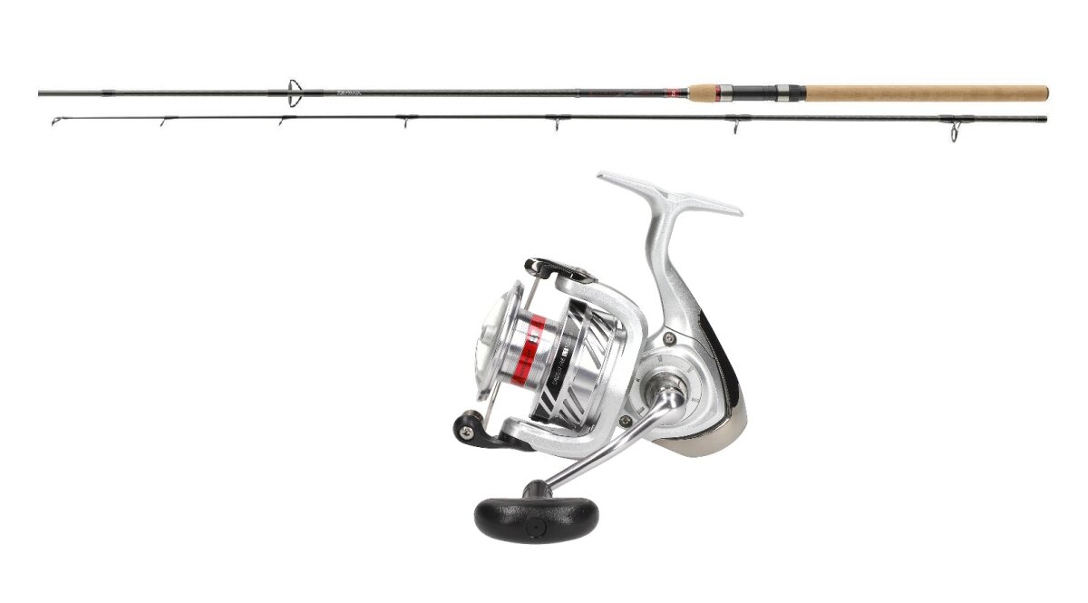 Angelset Spinncombo Daiwa Ninja Spin 3,00m / 30-60g mit Crossfire LT 5000-C Angelrolle