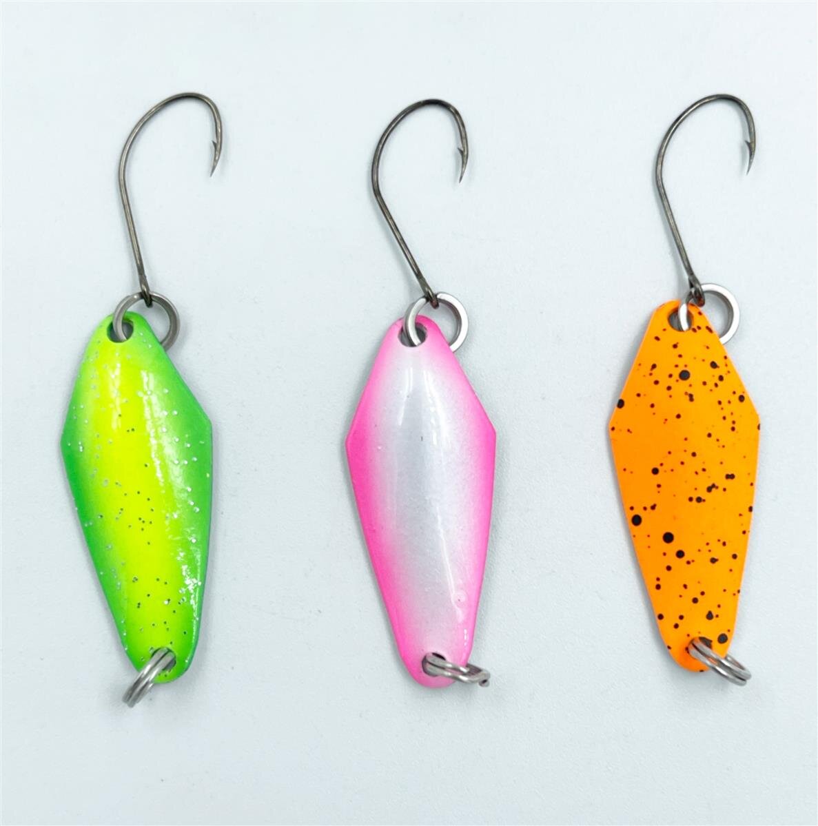 Corofish Spoon Sortiment (1) – 3 Spoons 2.1g versch. Farben Blinker Set