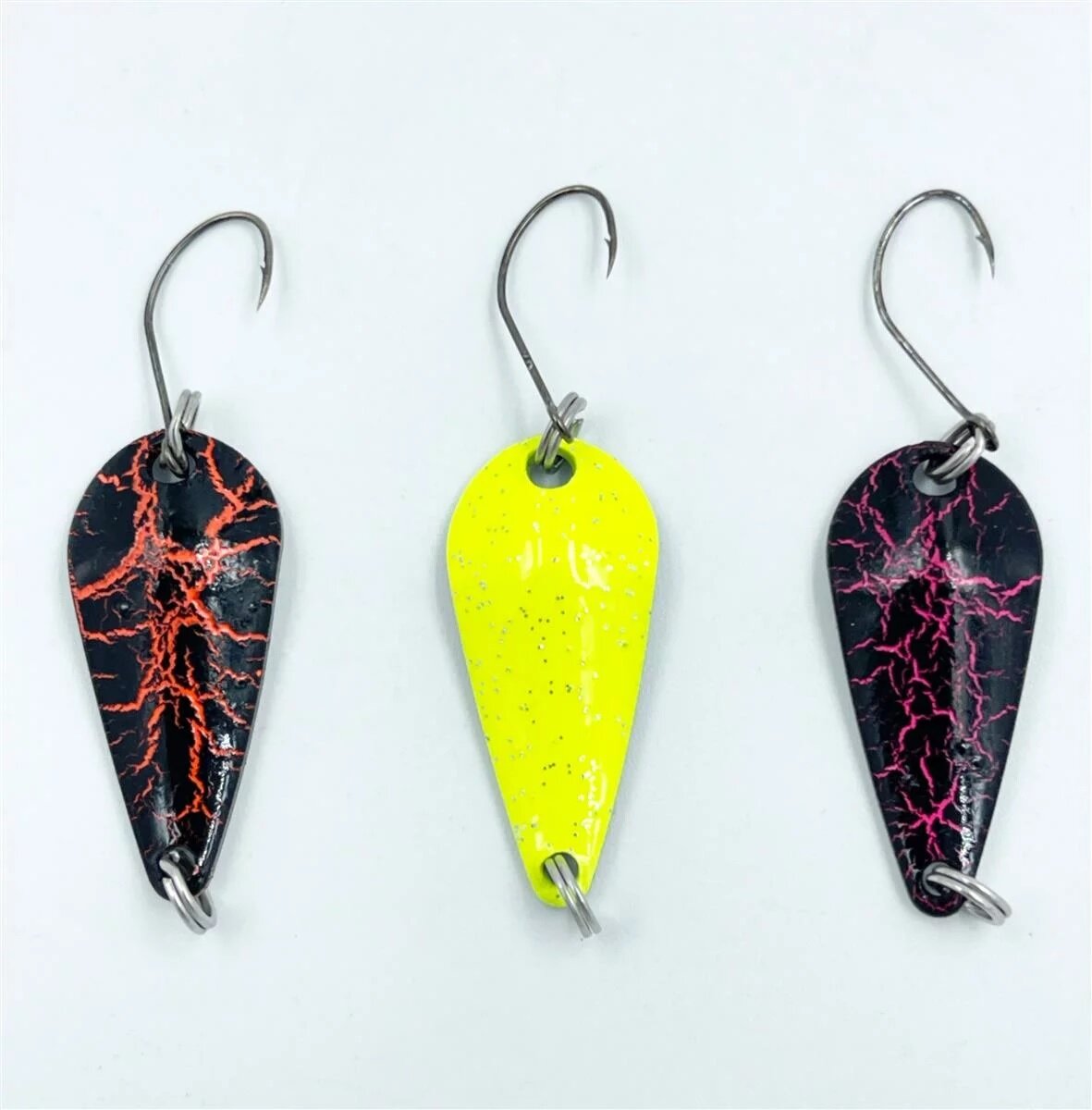 Corofish Spoon Sortiment (4) – 3 Spoons 2.8g versch. Farben Blinker Set