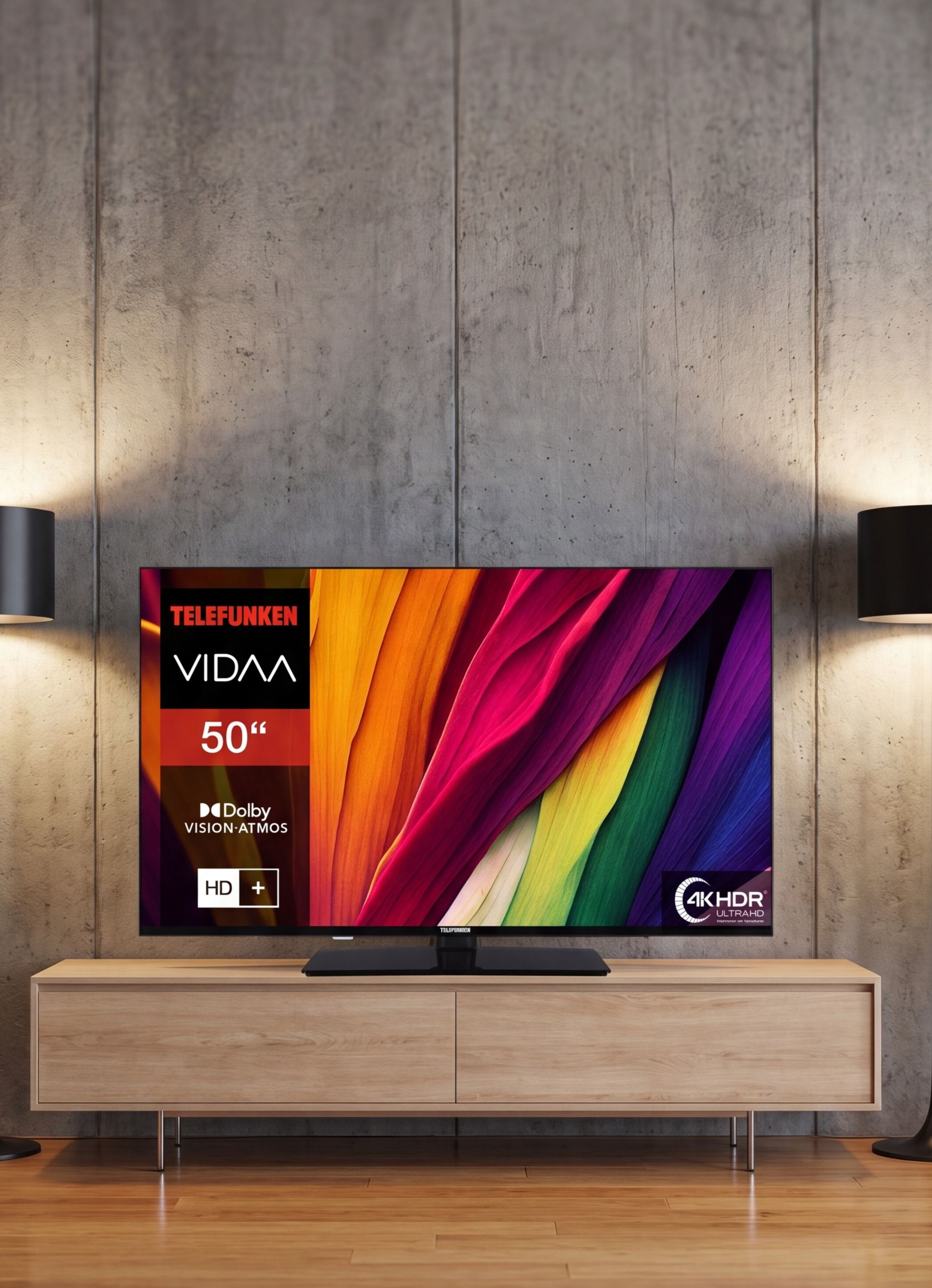 Telefunken 4K-UHD-Smart-LED-Fernseher