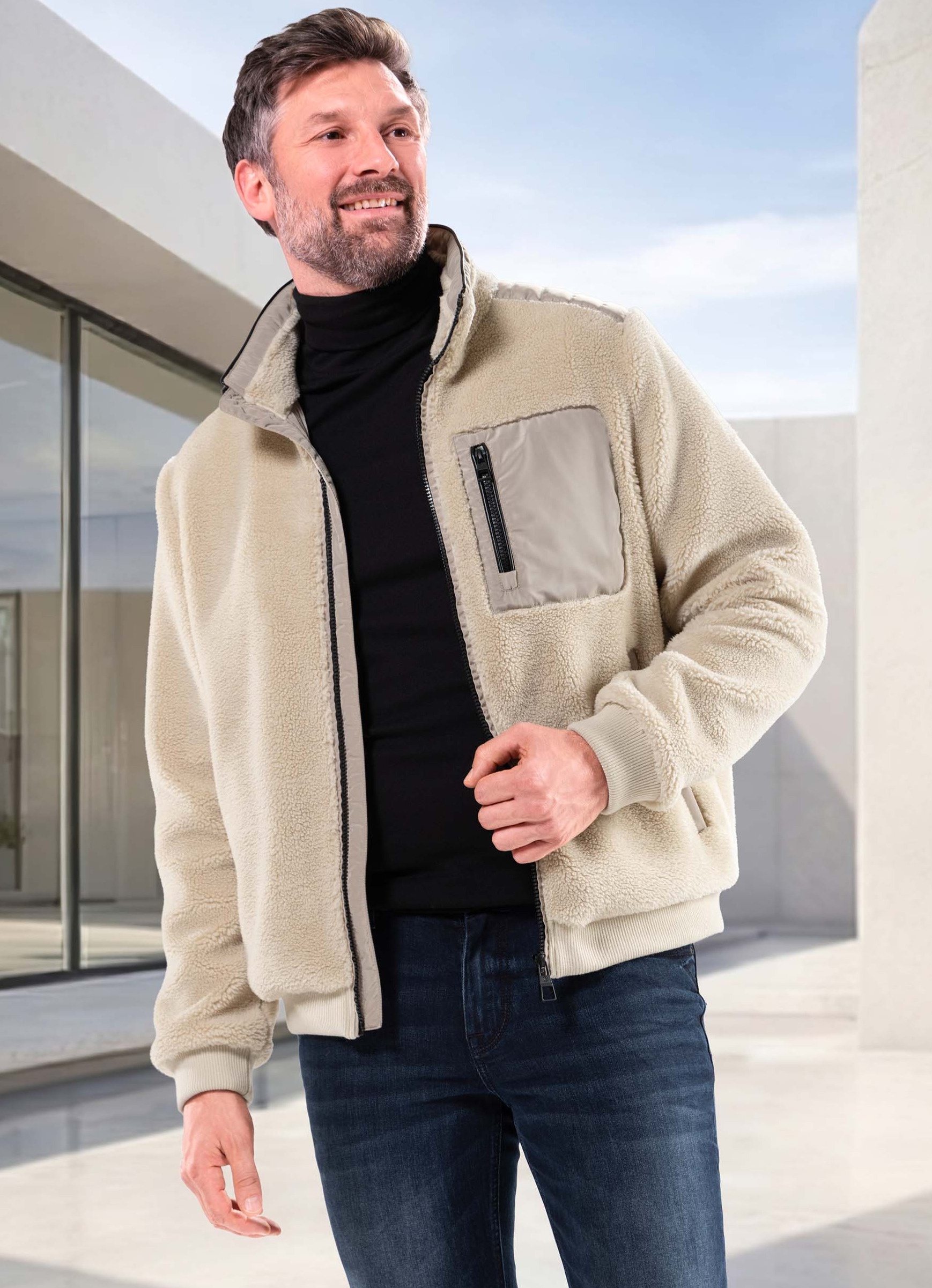 Teddy-Blouson von Redpoint