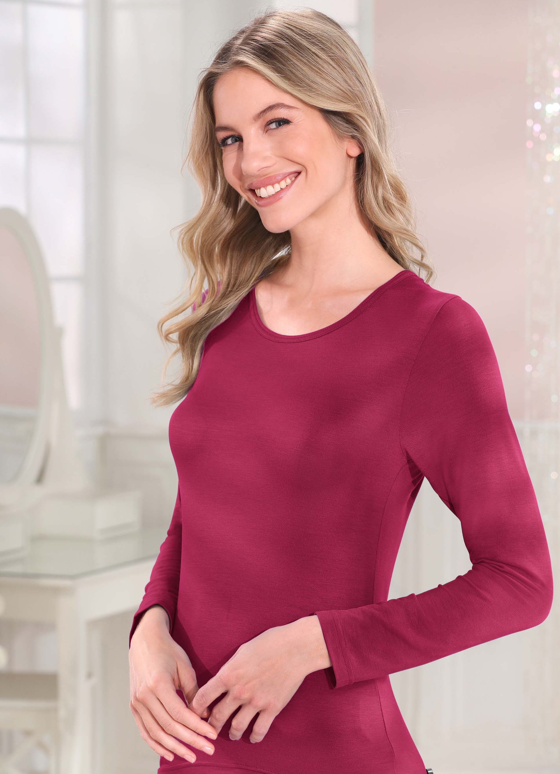 Zweierpack Shirts, langarm